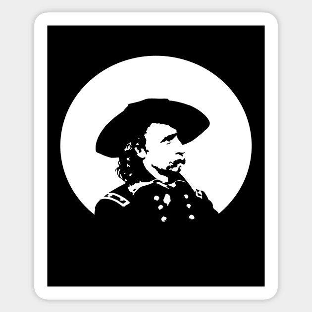 General George Armstrong Custer Sticker by warishellstore